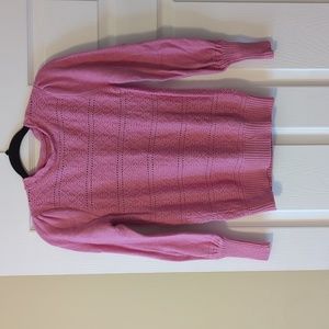 Loft pink sweater, size small